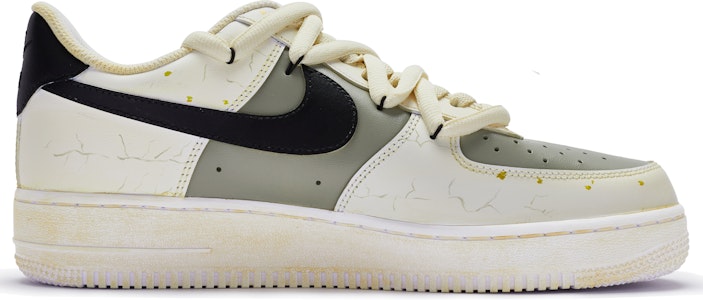 【訂製球鞋】 Nike Air Force 1 Low BIGNIU 病態編織 情緒 手繪噴繪 低筒 板鞋 男款 米灰黑 Order 【訂製球鞋】 Nike Air Force 1 Low BIGNIU 病態編織 情緒 手繪噴繪 低筒 板鞋 男款 米灰黑