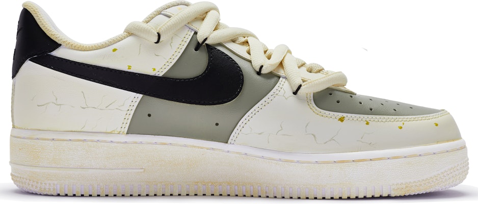 【訂製球鞋】 Nike Air Force 1 Low BIGNIU 病態編織 情緒 手繪噴繪 低筒 板鞋 男款 米灰黑 Order 【訂製球鞋】 Nike Air Force 1 Low BIGNIU 病態編織 情緒 手繪噴繪 低筒 板鞋 男款 米灰黑