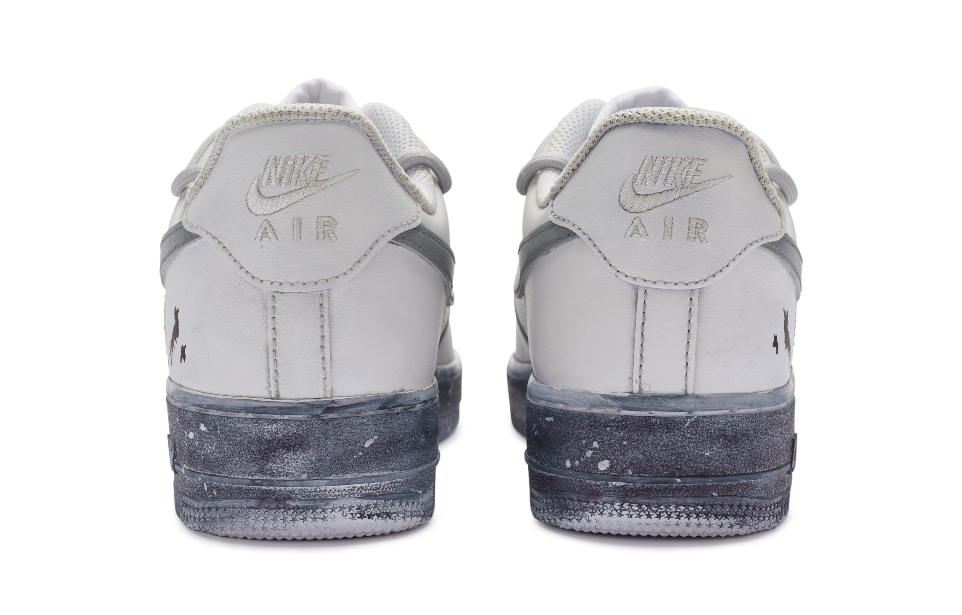 Purchase [Sepatu Custom] Nike Air Force 1 Low 'BIGNIU Patung Renaisans Abu Putih' CW2288-111(TeamR-男款雕塑)