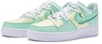 Lookbook 【訂製球鞋】 Nike Air Force 1 Low BIGNIU 六一動畫 杰尼龜 手繪噴繪 低筒 板鞋 男款 黃綠白
