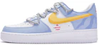 Buy Zapatillas Nike Air Force 1 Low 'BIGNIU Blanco-Púrpura-Amarillo' CW2288-111(TeamR-男款加布兽)