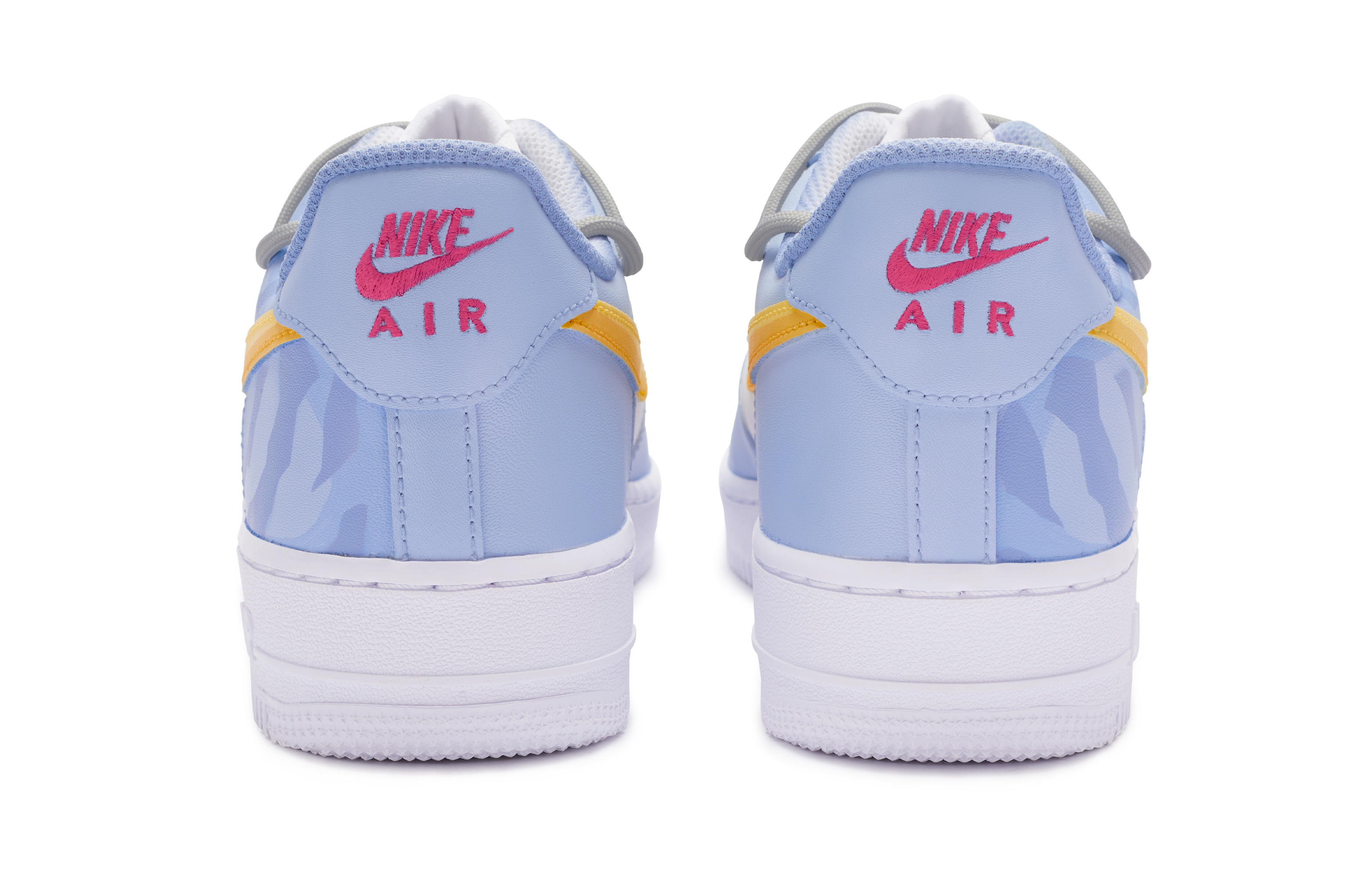 [Custom Shoes] Nike Air Force 1 Low 'BIGNIU White-Purple-Yellow' 圖 5
