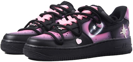 【定制鞋款】耐克空军1号低帮‘黑酷莓Y2K网络风’ CW2288-001(TeamJ-520酷黑莓粉男款) Lookbook 【定制鞋款】耐克空军1号低帮‘黑酷莓Y2K网络风’ CW2288-001(TeamJ-520酷黑莓粉男款)