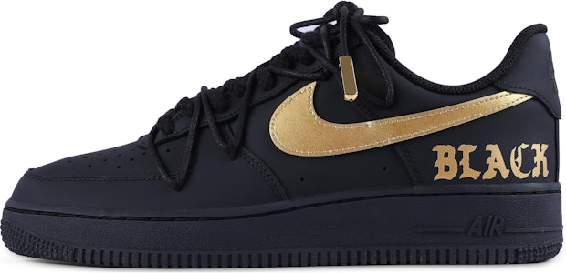 【定制鞋】耐克Air Force 1 Low“黑武士哑光” CW2288-001(Team55-哑光黑金贰) Buy 【定制鞋】耐克Air Force 1 Low“黑武士哑光” CW2288-001(Team55-哑光黑金贰)