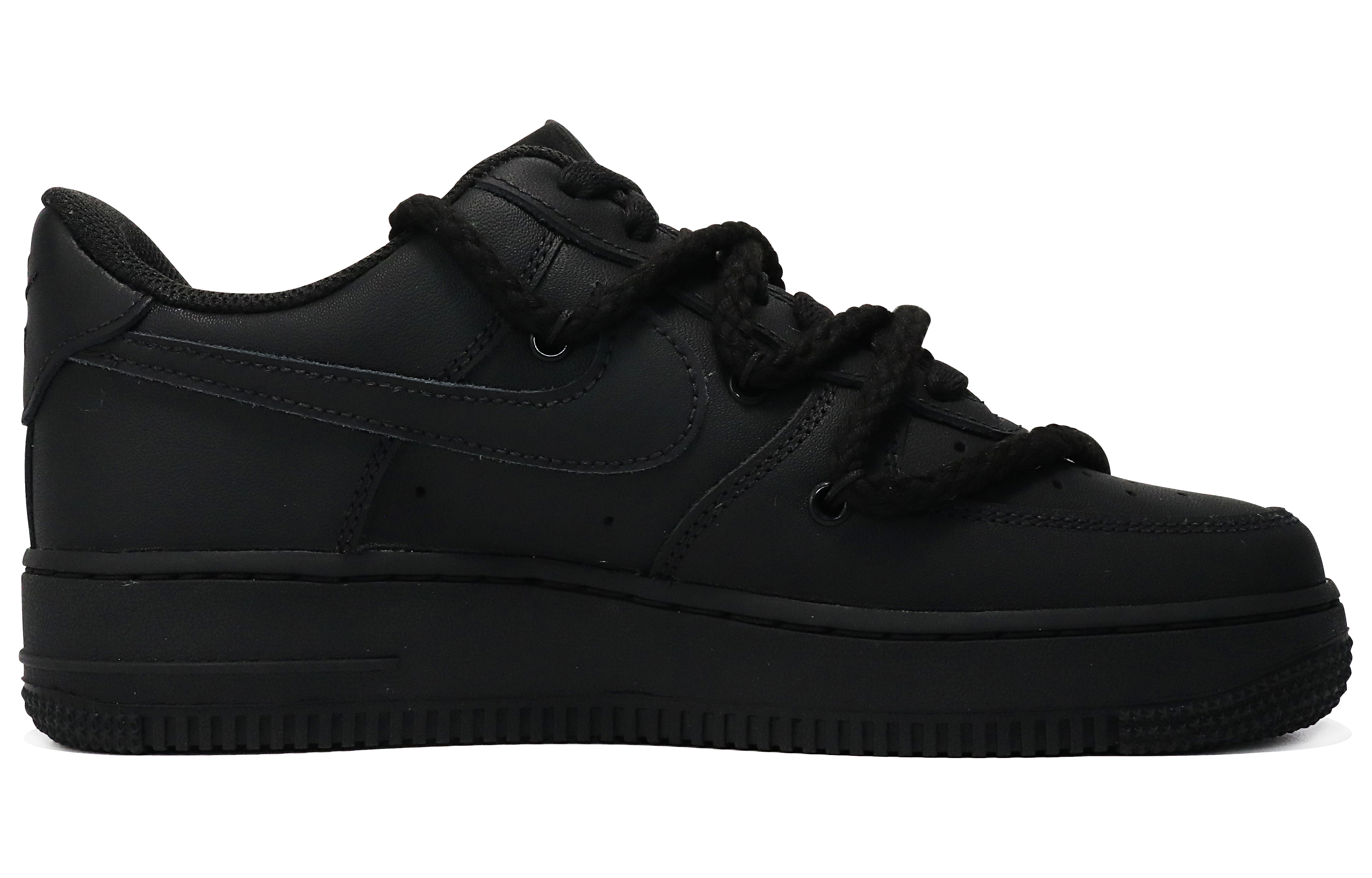 Order カスタム Nike Air Force 1 Low "黒ダースベイダー" CW2288-001(TeamTen-男款麻绳炭黑QD)