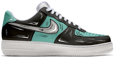 Nike Air Force 1 "Diamante Negro - Manga" CW2288-111(TeamB-二次元漫画风黑钻石黑绿银) Order Nike Air Force 1 "Diamante Negro - Manga" CW2288-111(TeamB-二次元漫画风黑钻石黑绿银)