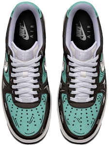 Nike Air Force 1 "Diamante Negro - Manga" CW2288-111(TeamB-二次元漫画风黑钻石黑绿银) Lookbook Nike Air Force 1 "Diamante Negro - Manga" CW2288-111(TeamB-二次元漫画风黑钻石黑绿银)