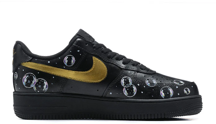 나이키 에어포스 1 로우 '블랙 골드 버블' (커스텀) CW2288-001(Team54--男女同款黑金气泡) Order 나이키 에어포스 1 로우 '블랙 골드 버블' (커스텀) CW2288-001(Team54--男女同款黑金气泡)