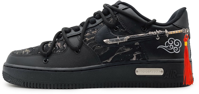 Zapatillas Nike Air Force 1 Low 'Swoosh Negro Oro Personalizado' DH2920-001(Team16-鎏金佩剑2.0) Buy Zapatillas Nike Air Force 1 Low 'Swoosh Negro Oro Personalizado' DH2920-001(Team16-鎏金佩剑2.0)