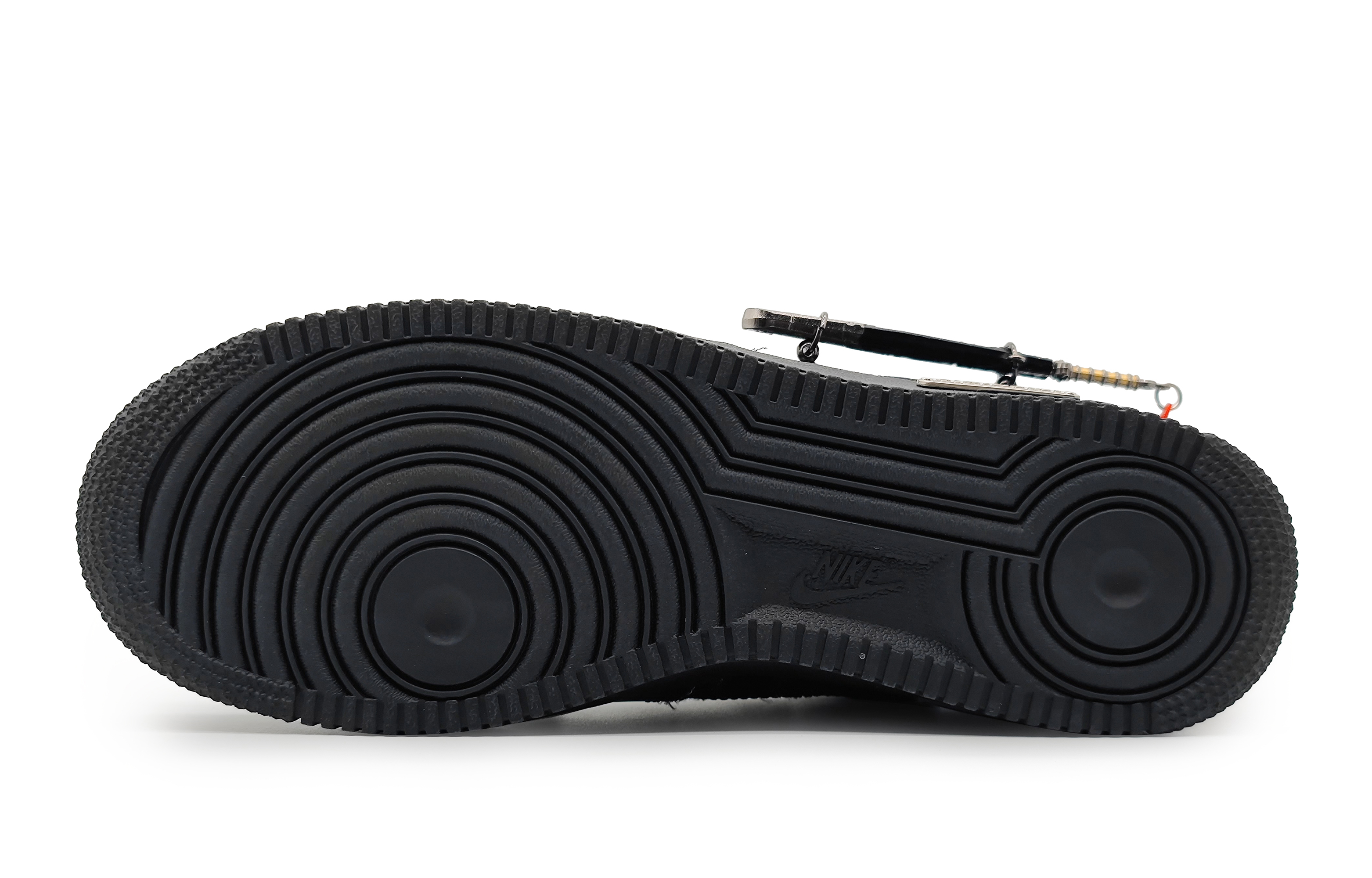 Details for [Nike Sepatu Custom] Air Force 1 Rendah 'Swoosh Emas Hitam Custom' DH2920-001(Team16-鎏金佩剑2.0)