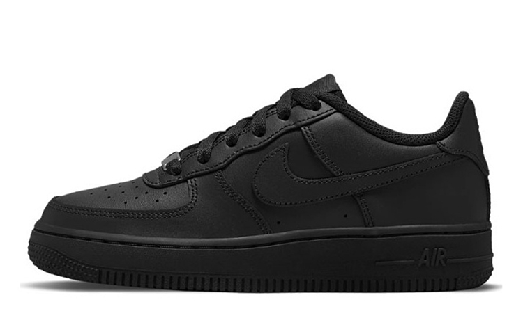 Sizing [Nike Sepatu Custom] Air Force 1 Rendah 'Swoosh Emas Hitam Custom' DH2920-001(Team16-鎏金佩剑2.0)