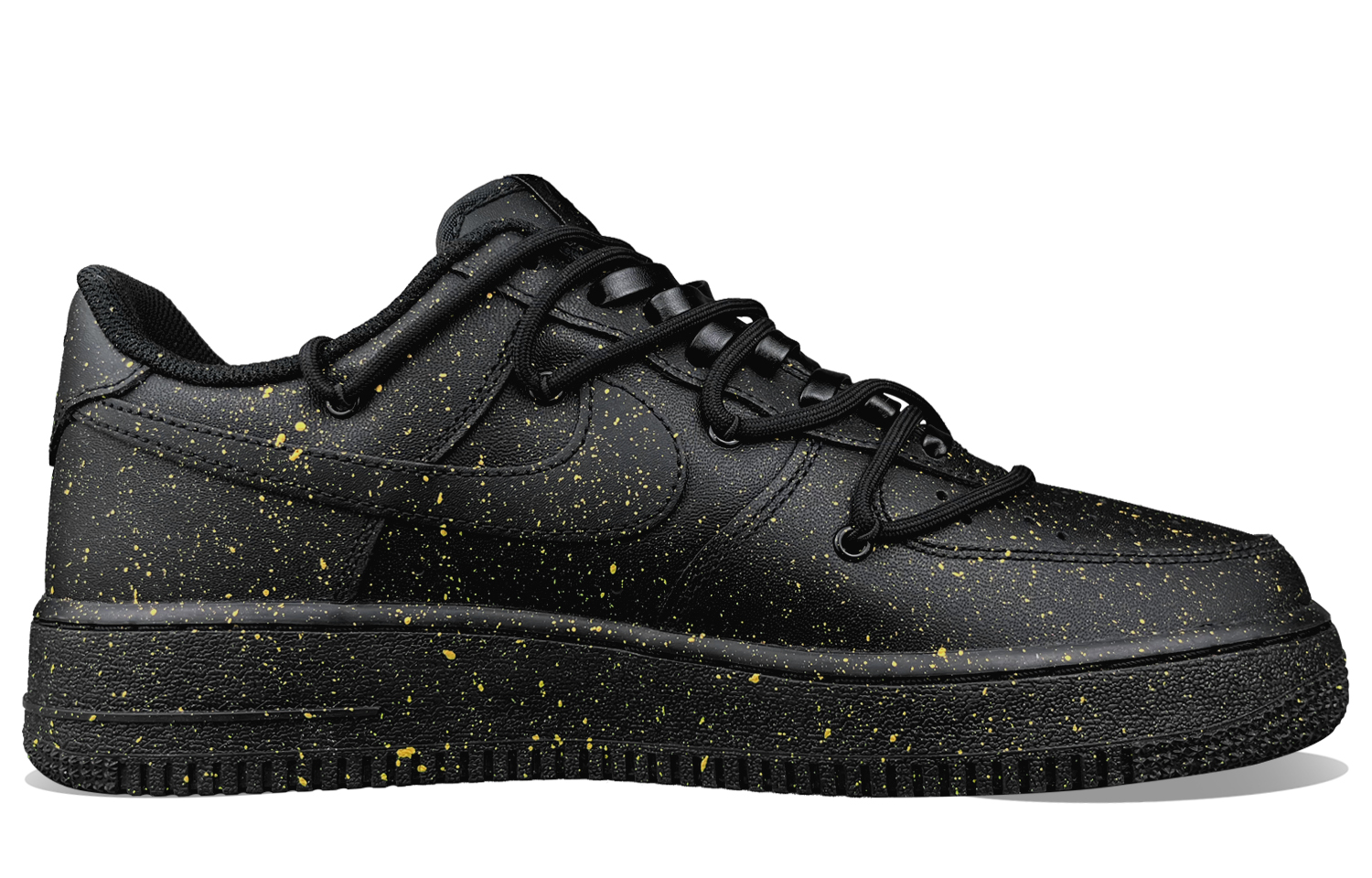 Order [Zapatillas Personalizadas] Nike Air Force 1 Low 'Negro Oro Graffiti' CW2288-001(Team50-AF1金点泼墨)