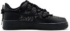 Order 【定制球鞋】 Nike Air Force 1 Low LE 空軍一號 鎏金布貼 銘牌 國風 低幫 板鞋 GS 黑武士
