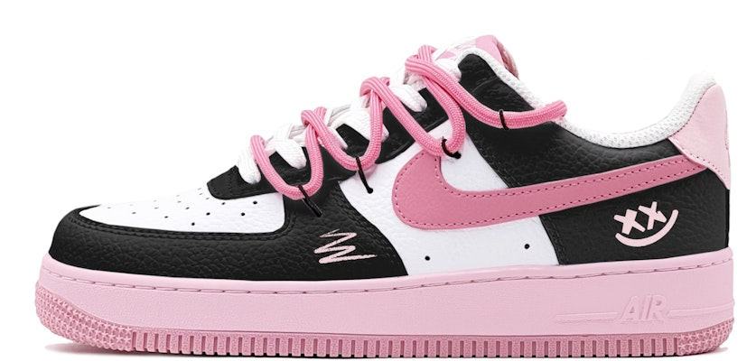 【訂製球鞋】 Nike Air Force 1 Low "黑色幽默" 特殊鞋盒 低筒 板鞋 GS 黑粉 Buy 【訂製球鞋】 Nike Air Force 1 Low "黑色幽默" 特殊鞋盒 低筒 板鞋 GS 黑粉
