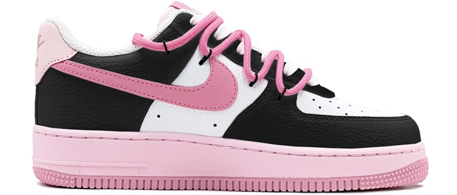 【訂製球鞋】 Nike Air Force 1 Low "黑色幽默" 特殊鞋盒 低筒 板鞋 GS 黑粉 Order 【訂製球鞋】 Nike Air Force 1 Low "黑色幽默" 特殊鞋盒 低筒 板鞋 GS 黑粉