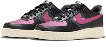 【カスタムシューズ】Nike Air Force 1 Low 'ブラックピンクスウッシュ' FQ6848-101-450432 FQ6848-101-450432 Lookbook 【カスタムシューズ】Nike Air Force 1 Low 'ブラックピンクスウッシュ' FQ6848-101-450432 FQ6848-101-450432