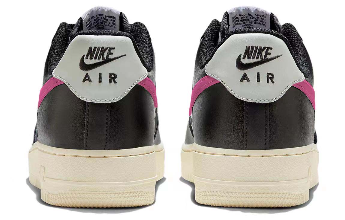 Shop 【カスタムシューズ】Nike Air Force 1 Low 'ブラックピンクスウッシュ' FQ6848-101-450432 FQ6848-101-450432