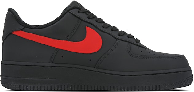 カスタムAF1 ロー "黒赤スウッシュ" CW2288-001(Teamone-AF1碎钩) Order カスタムAF1 ロー "黒赤スウッシュ" CW2288-001(Teamone-AF1碎钩)