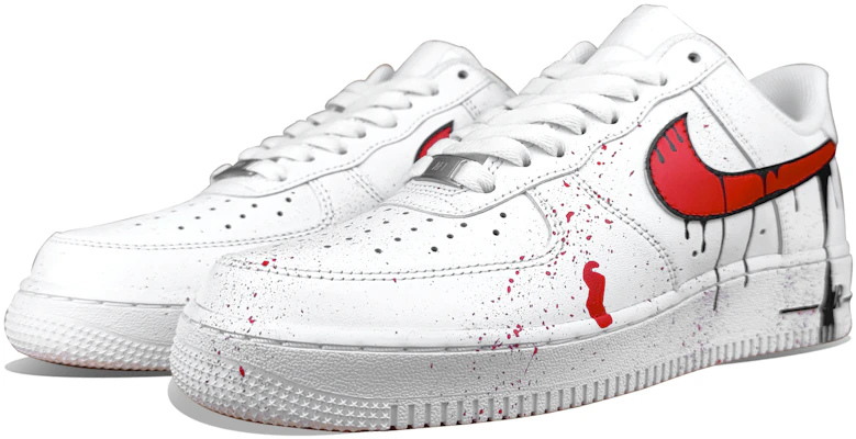 Zapatillas Nike Air Force 1 Low 'Graffiti Negro Rojo Salpicado' CW2288-111(Team50-中国风红钩泼墨) Lookbook Zapatillas Nike Air Force 1 Low 'Graffiti Negro Rojo Salpicado' CW2288-111(Team50-中国风红钩泼墨)