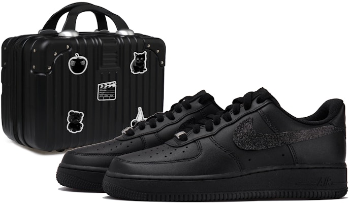 【客製球鞋】 Nike Air Force 1 OKHR 黑武士 滿天星 復古高街 低筒 板鞋 男女皆宜 黑色 Buy 【客製球鞋】 Nike Air Force 1 OKHR 黑武士 滿天星 復古高街 低筒 板鞋 男女皆宜 黑色