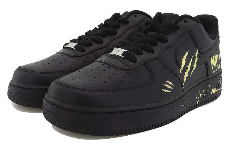 Lookbook 나이키 에어포스 1 로우 '블랙 사무라이' (커스텀) CW2288-001(Team10-黑猫武士)