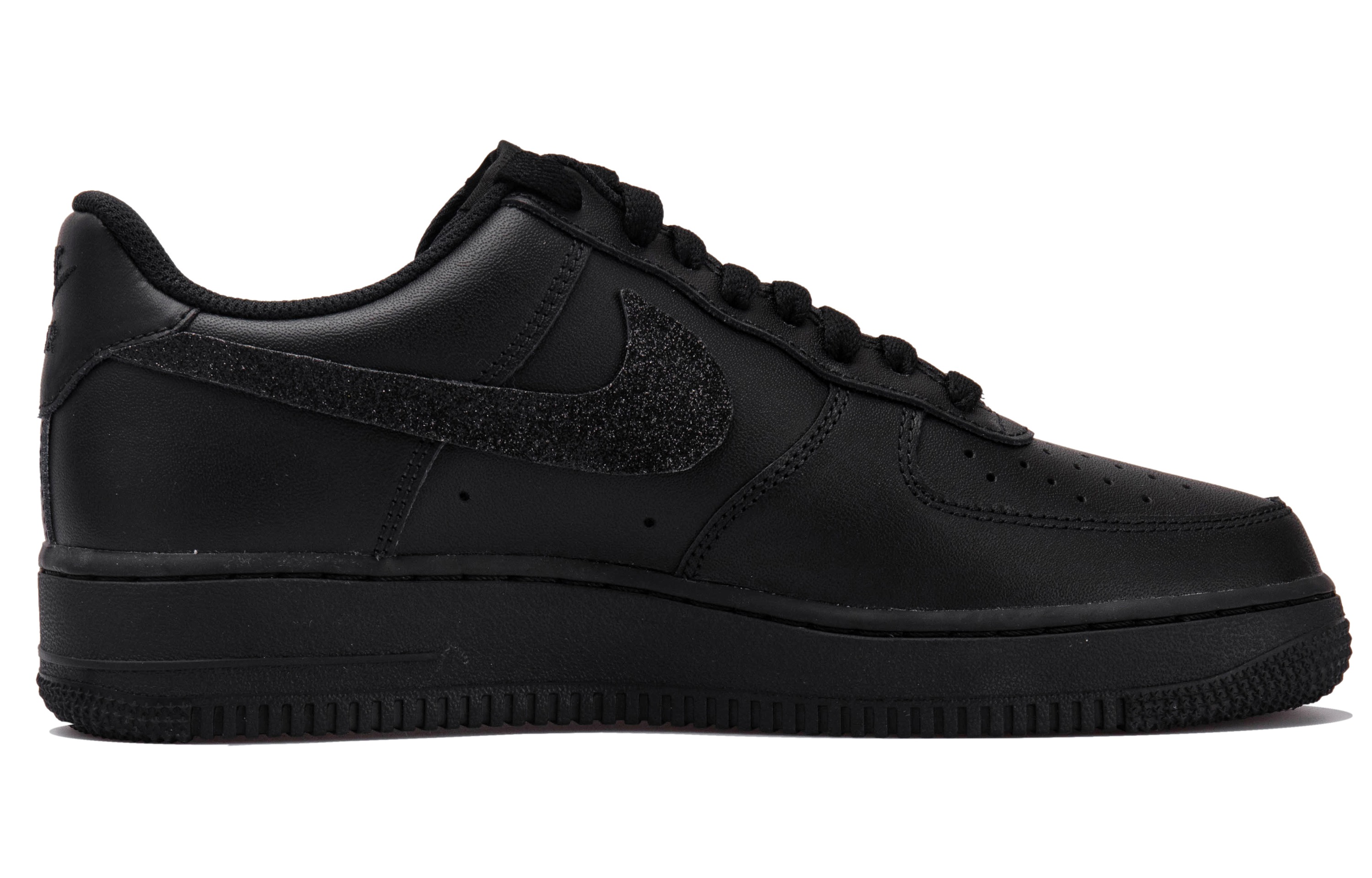 Lookbook [Kasut Custom] Nike Air Force 1 Low 'Samurai Hitam Starman' CW2288-001（Team拾玖-黑满天星男S-BOX）