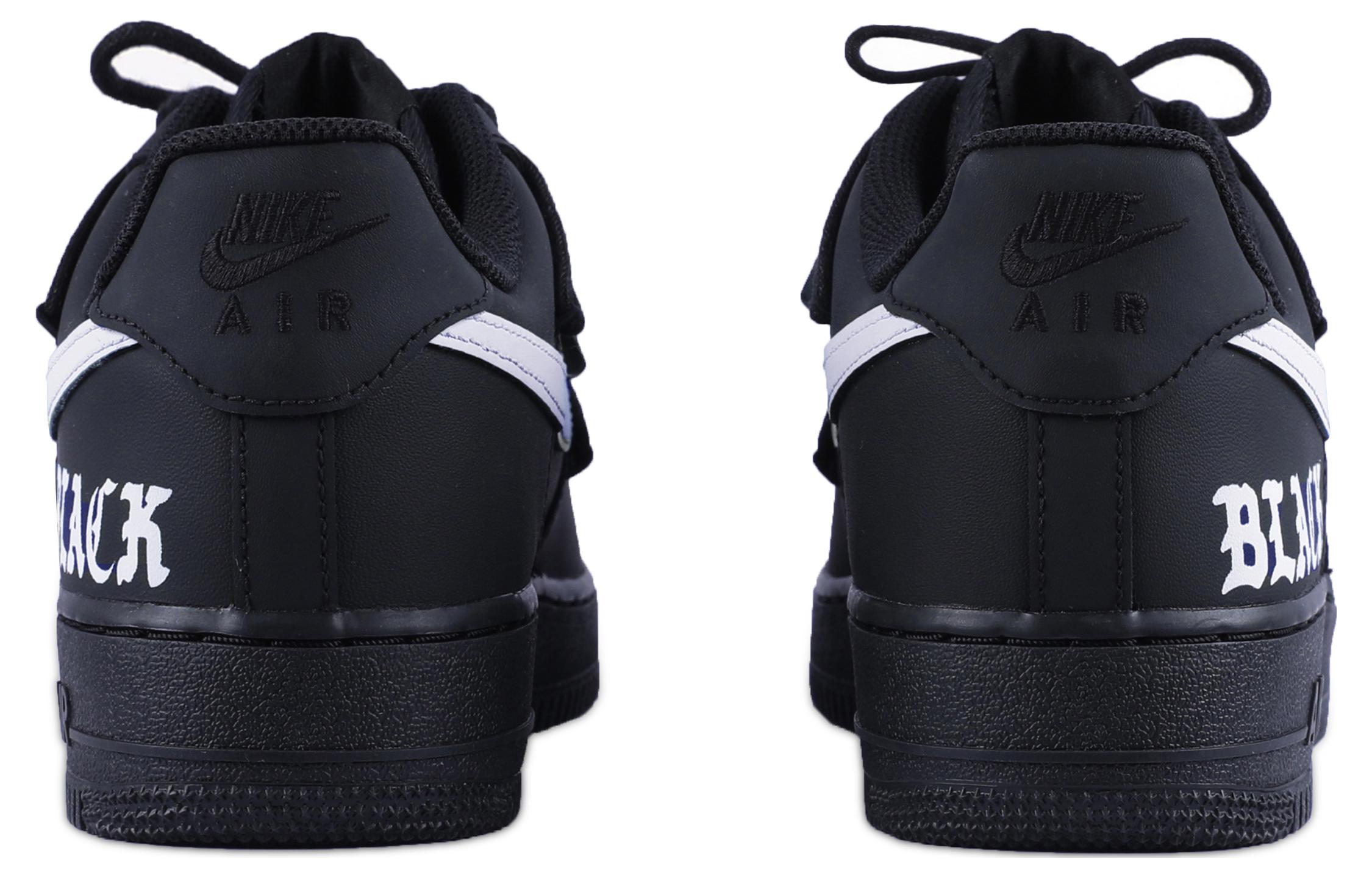 Shop [Sepatu Kustom] Nike Air Force 1 Low 'Samurai Hitam' CW2288-001(Team55-哑光黑白贰)