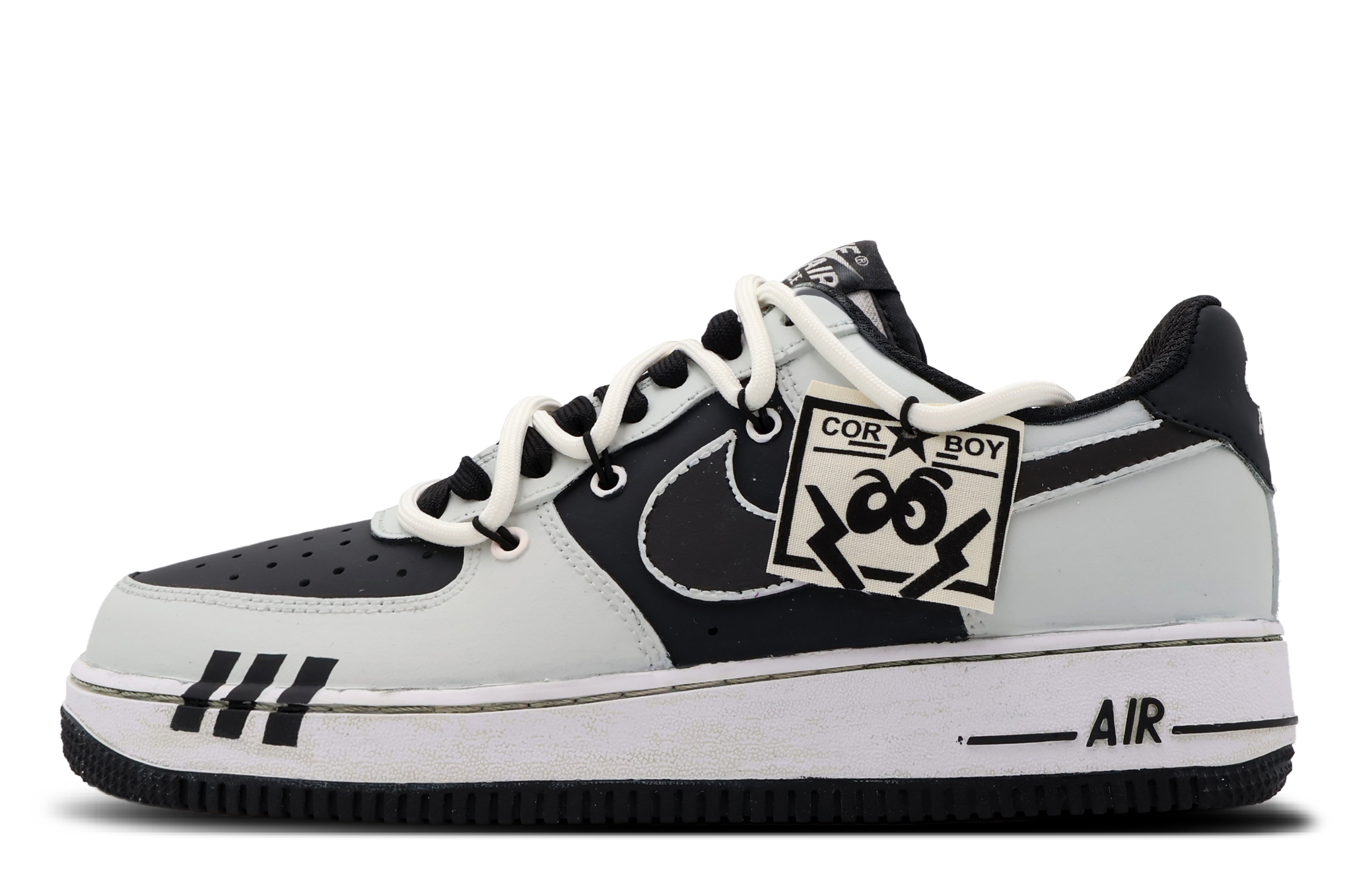 [Custom Shoes] Nike Air Force 1 Low 'Black Spade Contract' 圖 2