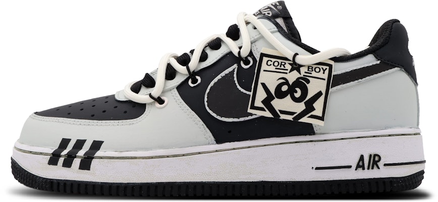 【客製球鞋】 Nike Air Force 1 Low 黑桃契約 retrro 獨特 塗鴉 簡約 百搭 低筒 板鞋 男款 黑白 Order 【客製球鞋】 Nike Air Force 1 Low 黑桃契約 retrro 獨特 塗鴉 簡約 百搭 低筒 板鞋 男款 黑白