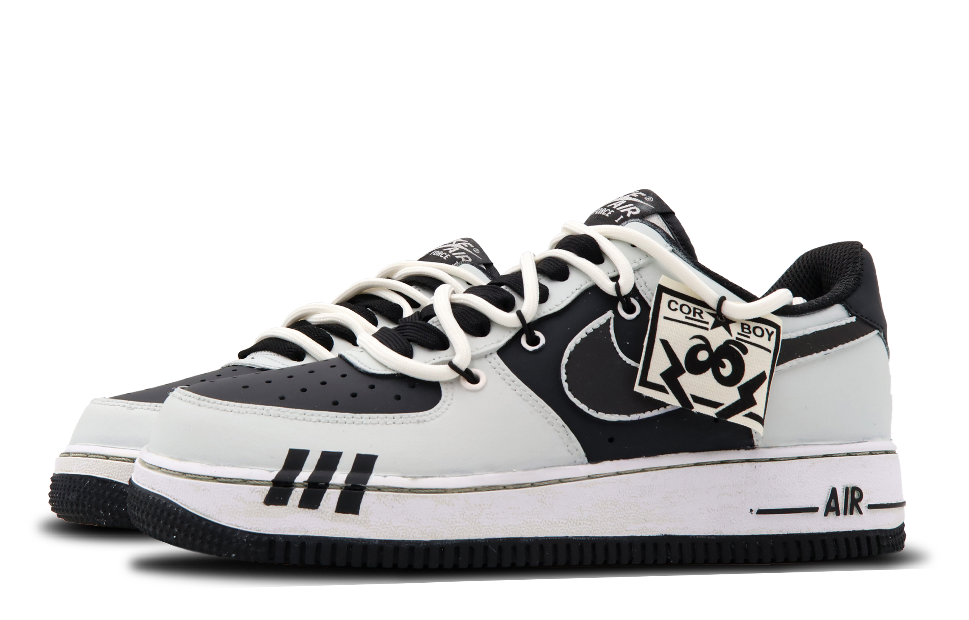 [Custom Shoes] Nike Air Force 1 Low 'Black Spade Contract' 圖 4