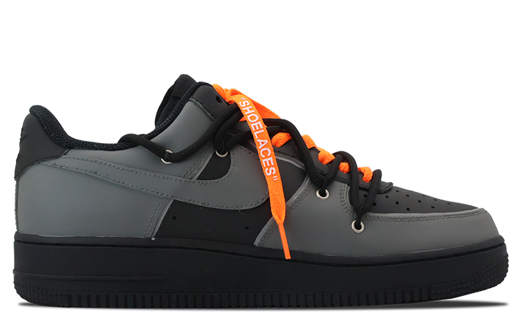 Order [Zapatos Personalizados] Nike Air Force 1 Low 'Atardecer Negro' CW2288-001(Team53-男款黑色残阳)
