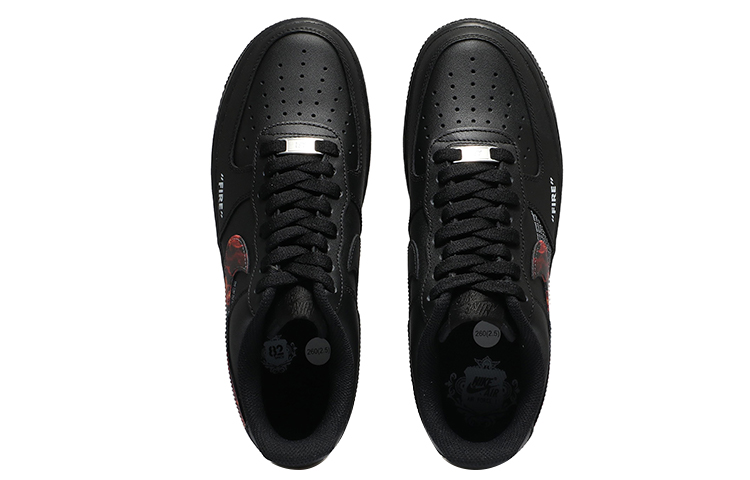 Shop カスタム AF1 ロー "黒炎の戦士" (Kasutamu AF1 Rō "Kokuen no Senshi") CW2288-001(Team10-黑暗火焰）