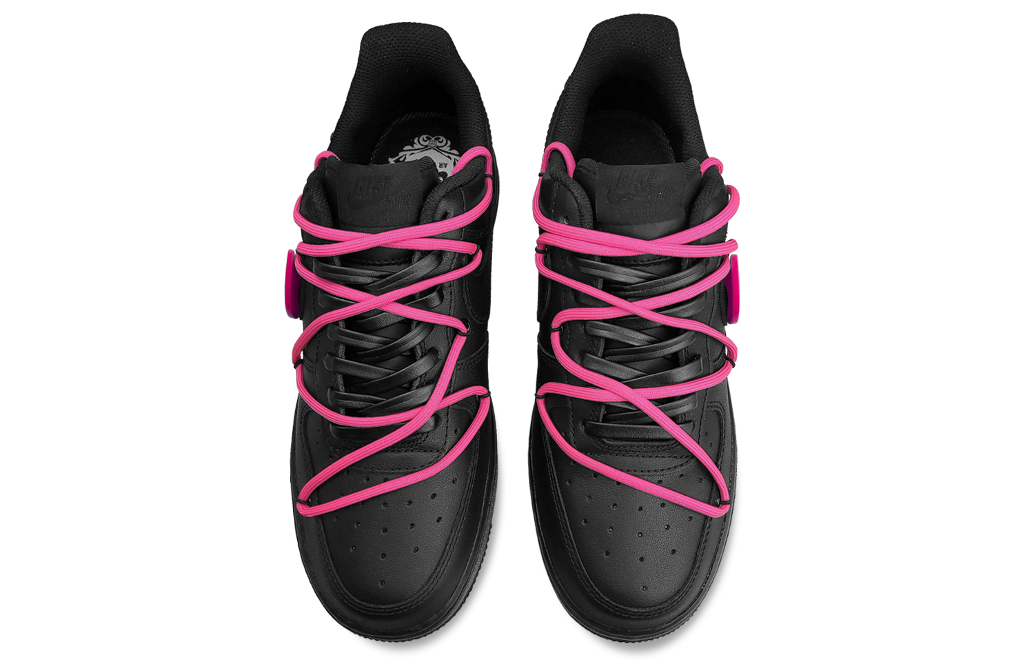 Shop [Zapatillas Personalizadas] Nike Air Force 1 Low 'Guerrero Negro Rosa' CW2288-001(Team50-玫红钩子男QD)