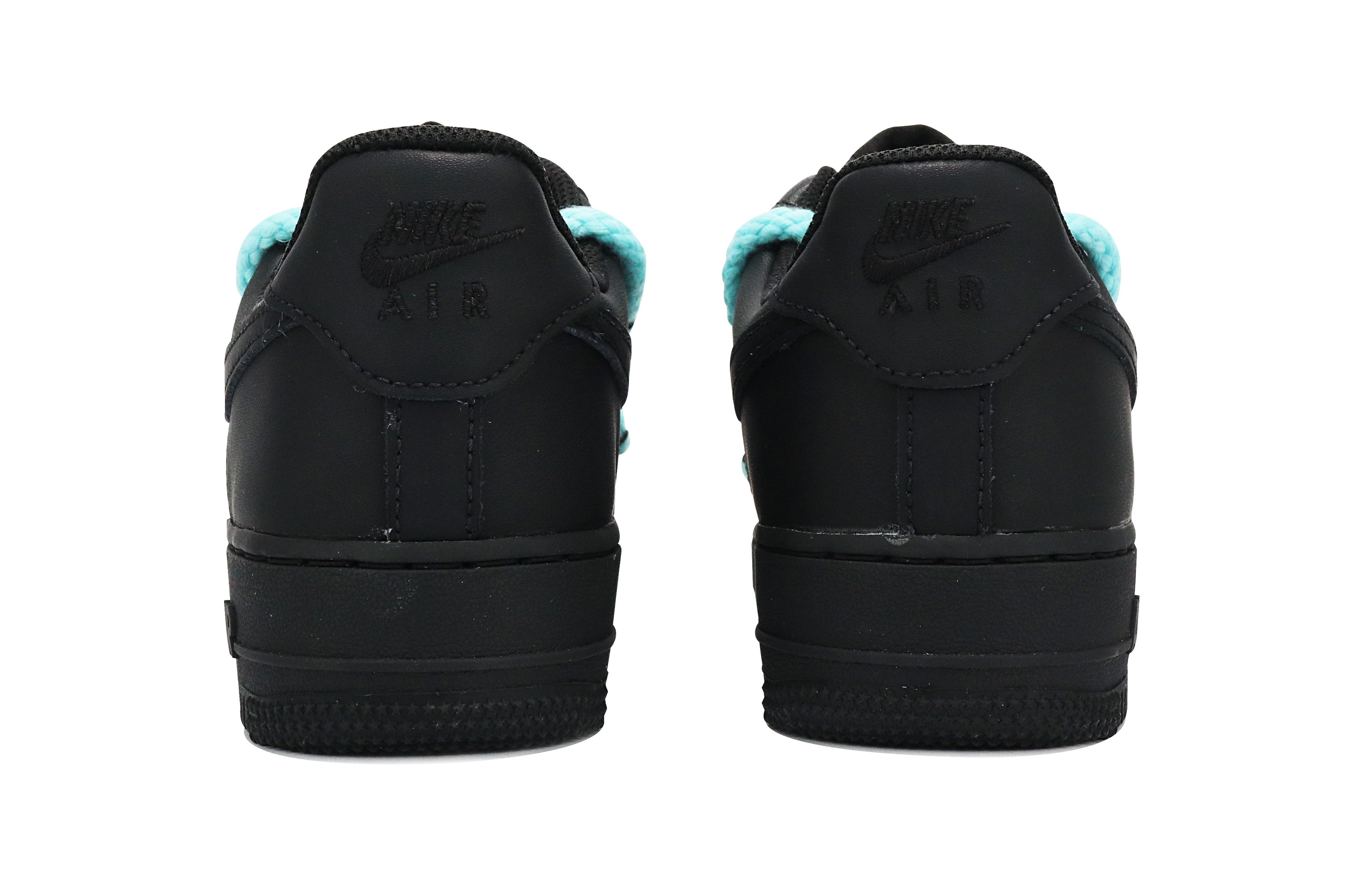 [Custom Shoes] Nike Air Force 1 Low 'Black Warrior Tiffany Rope' 圖 4