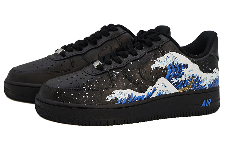 Purchase [定制鞋款] 耐克空军一号低帮 '黑色勇士' CW2288-001(Team91-乘风破浪)