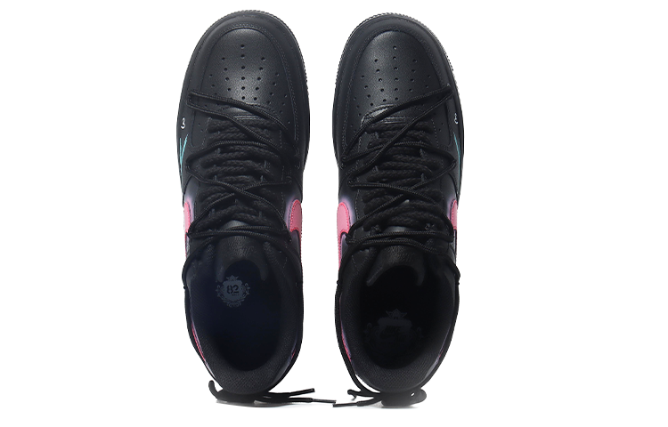 Purchase [Kasut Kustom] Nike Air Force 1 Rendah 'Pejuang Hitam' CW2288-001(Team10-时空爱恋）