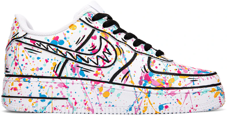 【カスタムシューズ】ナイキ エアフォース 1 ロー 'ブラックホワイトグラフィティコミック' CW2288-111(Team18-AF1彩色泼墨二次元) Order 【カスタムシューズ】ナイキ エアフォース 1 ロー 'ブラックホワイトグラフィティコミック' CW2288-111(Team18-AF1彩色泼墨二次元)