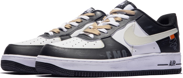 나이키 에어포스1 로우 '검흰회노' (커스텀) DR9867-102(TeamM-男款贩卖情绪S-BOX) Lookbook 나이키 에어포스1 로우 '검흰회노' (커스텀) DR9867-102(TeamM-男款贩卖情绪S-BOX)