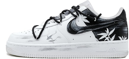 【カスタムシューズ】ナイキ エア フォース 1 ロー "ブラック ホワイト インク バンブー フィッシュ" DH2920-111(TeamS-水墨竹鱼女S-BOX) Buy 【カスタムシューズ】ナイキ エア フォース 1 ロー "ブラック ホワイト インク バンブー フィッシュ" DH2920-111(TeamS-水墨竹鱼女S-BOX)
