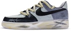 Buy 【客製球鞋】Nike Air Force 1 Low BIGNIU 緊繃 高街 手繪噴繪 低筒 板鞋 男款 黑白紫