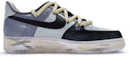 Order 【客製球鞋】Nike Air Force 1 Low BIGNIU 緊繃 高街 手繪噴繪 低筒 板鞋 男款 黑白紫