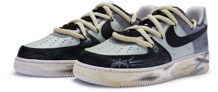 【定制鞋款】Nike Air Force 1 Low '黑白紫 手绘款' DH2920-111(TeamR-女款紧绷) Lookbook 【定制鞋款】Nike Air Force 1 Low '黑白紫 手绘款' DH2920-111(TeamR-女款紧绷)