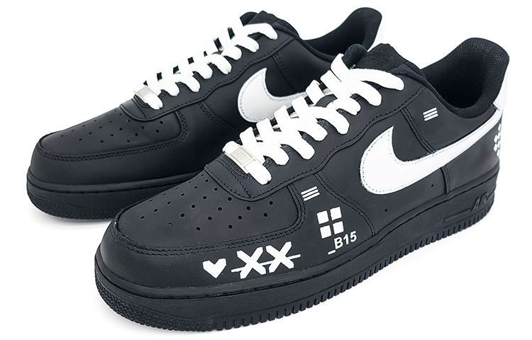Lookbook 【定制球鞋】Nike Air Force 1 Low 空軍一號 印花集 印花 圖案 電競 低幫 板鞋 男款 黑白