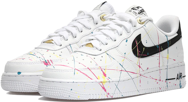 나이키 에어포스 1 로우 '흑백 스플래터' (커스텀) DQ7658-100(Team10-泼墨) Lookbook 나이키 에어포스 1 로우 '흑백 스플래터' (커스텀) DQ7658-100(Team10-泼墨)