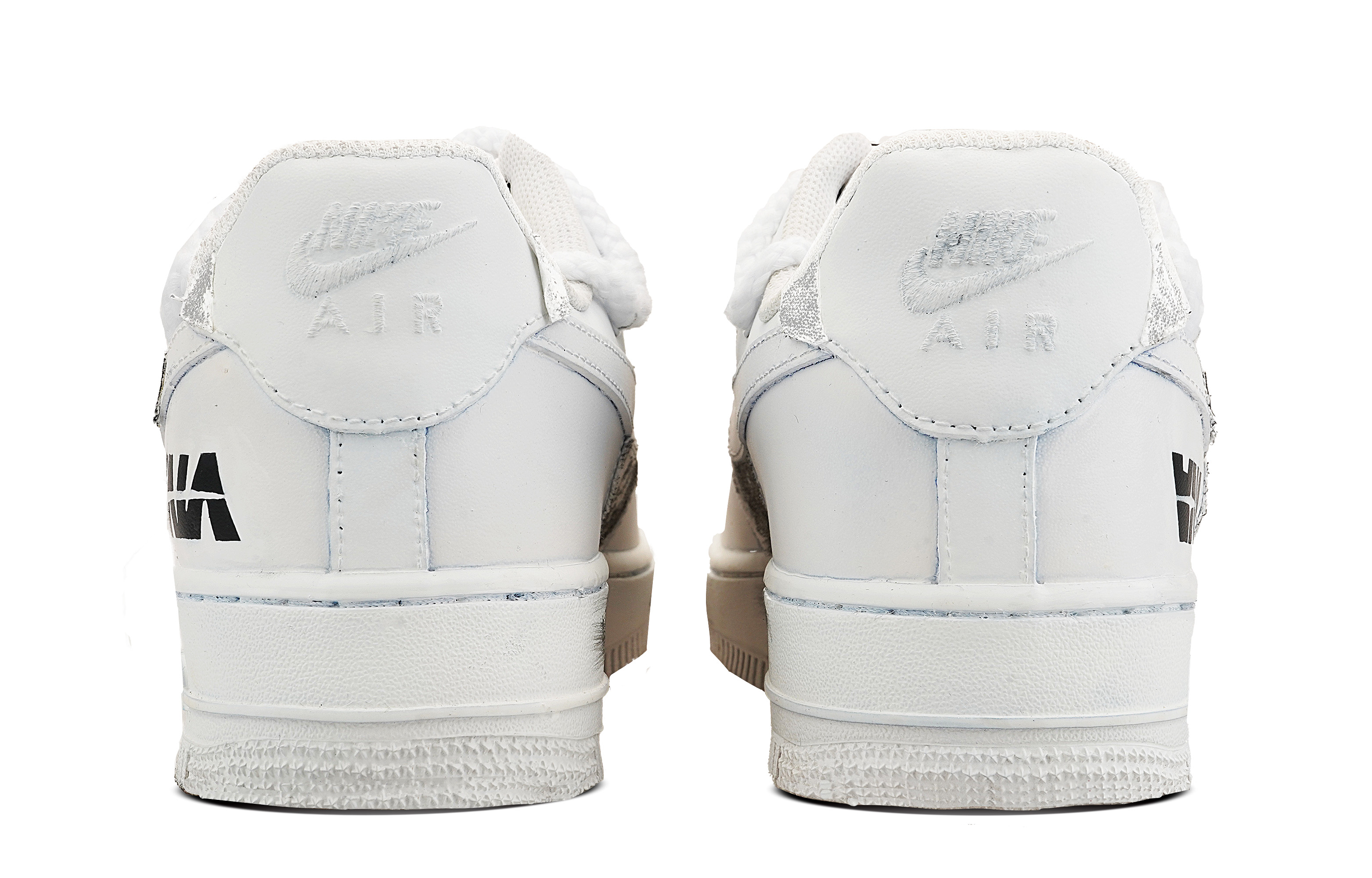 [Custom Shoes] Nike Air Force 1 Low 'Black White Shadow' 圖 5