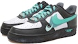 Lookbook Zapatillas Nike Air Force 1 Low 'Negro Blanco Azul Tiffany Sonriente' CW2288-111(Team拾玖-蓝色三钩男S-BOX)
