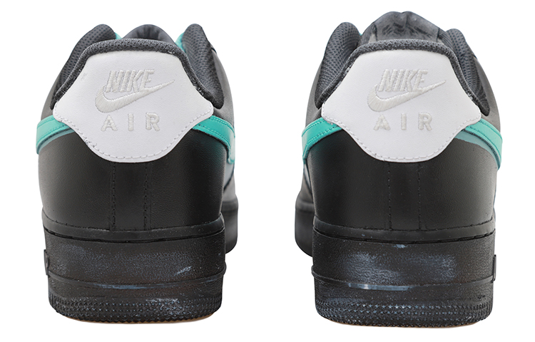 Shop Zapatillas Nike Air Force 1 Low 'Negro Blanco Azul Tiffany Sonriente' CW2288-111(Team拾玖-蓝色三钩男S-BOX)