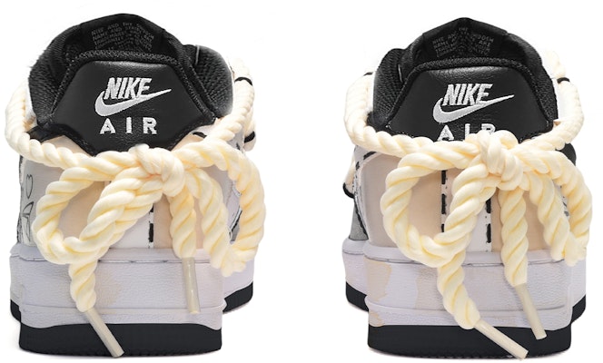 【訂製球鞋】 Nike Air Force 1 Low 空軍一號二次元紙飛機 低筒 板鞋 男款 黑白黃 Shop 【訂製球鞋】 Nike Air Force 1 Low 空軍一號二次元紙飛機 低筒 板鞋 男款 黑白黃