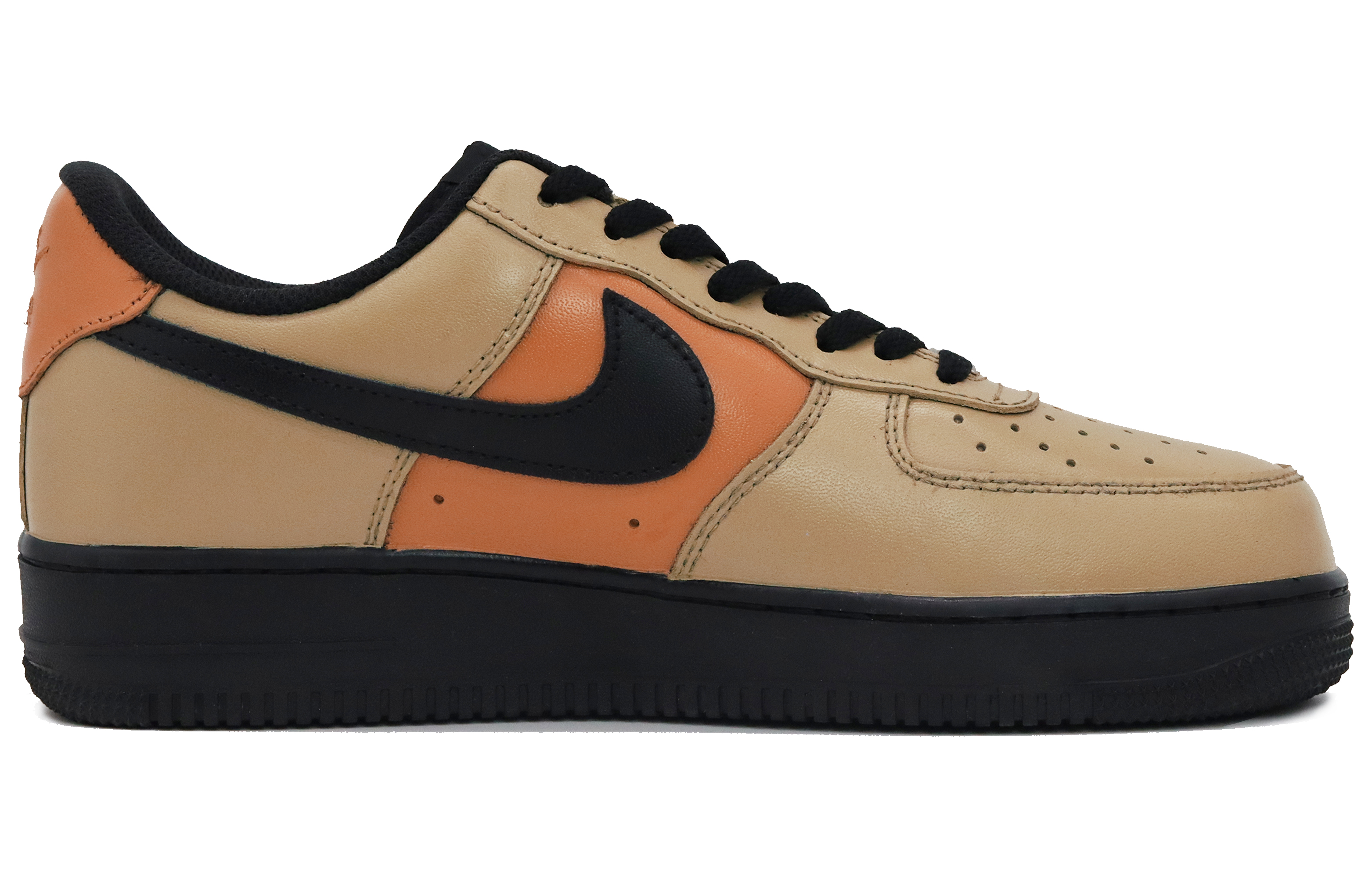 Order 나이키 에어포스 1 로우 '블랙 옐로우 우야' (커스텀) DH2920-001(Team52-远方来信女款S-BOX)