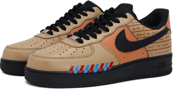 【定製球鞋】Nike Air Force 1 Low WUYA 遠方來信 特殊鞋盒 復古 低筒 板鞋 GS 黑黃 Lookbook 【定製球鞋】Nike Air Force 1 Low WUYA 遠方來信 特殊鞋盒 復古 低筒 板鞋 GS 黑黃